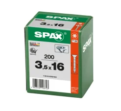 SPAX Universele Schroef Verzinkt VK Voldraad 200st