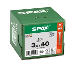SPAX Universele Schroef Verzinkt VK Voldraad 200st