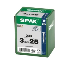 SPAX Universele Schroef Verzinkt VK Voldraad 200st