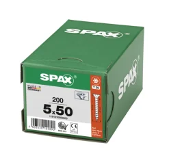 SPAX Universele Schroef Verzinkt VK Voldraad 200st