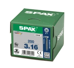SPAX Universele Schroef Verzinkt VK Voldraad 200st