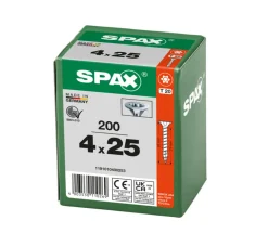 SPAX Universele Schroef Verzinkt VK Voldraad 200st