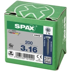 SPAX Universele Schroef Verzinkt VK Voldraad 200st