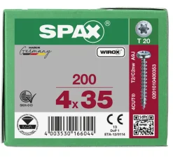 SPAX Universele Schroef Verzinkt BK Voldraad T20