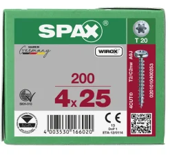 SPAX Universele Schroef Verzinkt BK Voldraad T20