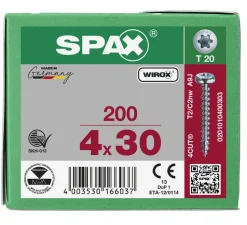 SPAX Universele Schroef Verzinkt BK Voldraad T20