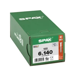 SPAX Universele Schroef Verzinkt VK 6x140mm Deeldraad T-STAR Plus T30 100st