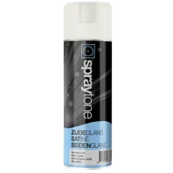 Spraytone Spuitlak Zijdeglans RAL 9010 Gebroken Wit 400ml