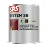 SPS Halfglans Lak System SB Zwart 750ml