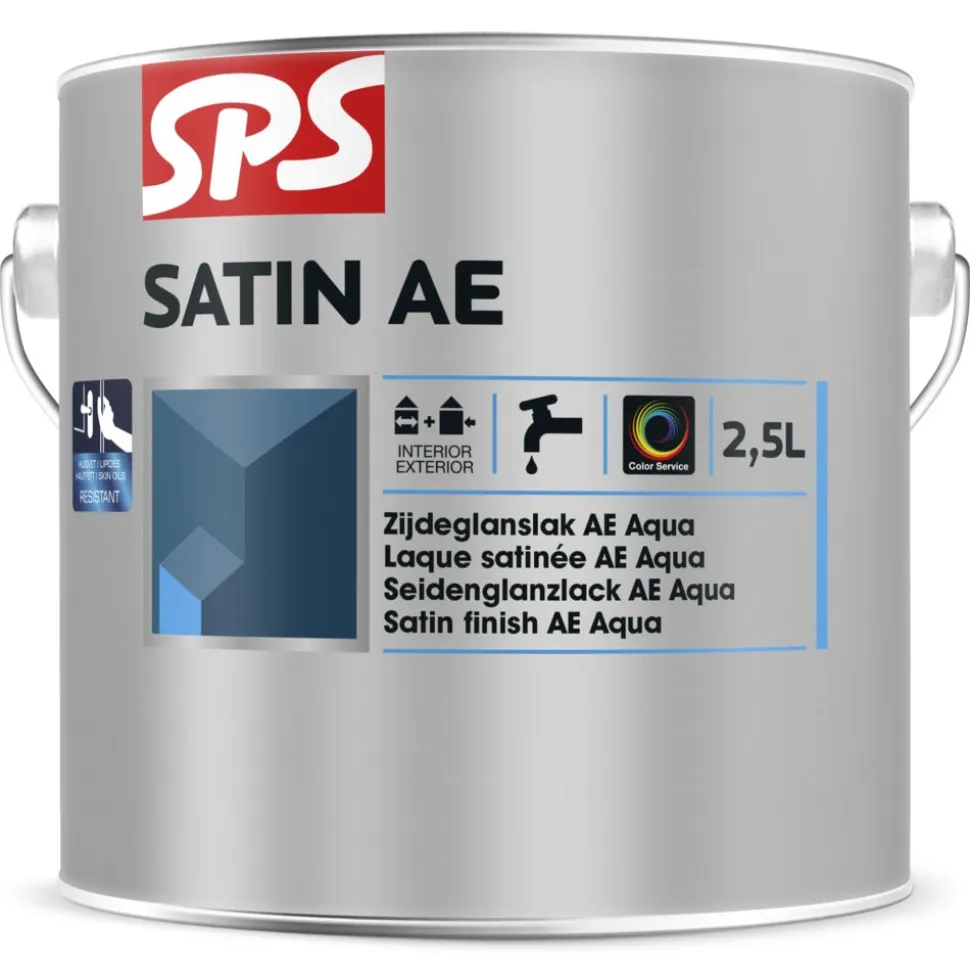 SPS Lak Satin AE Lak RAL 9010 2,5L