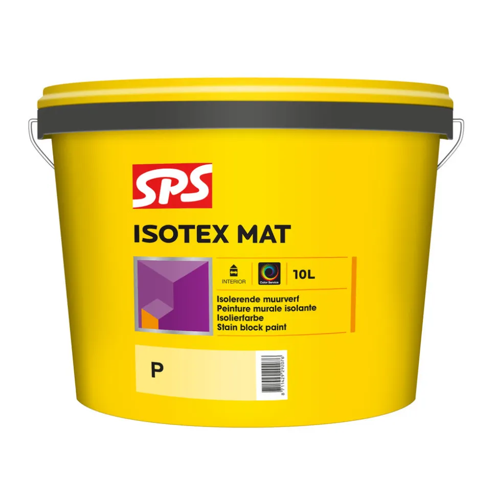 SPS Muurverf Isotex Mat Wit/Mengbasis P 10L