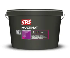 SPS Muurverf Multimat Wit P 10L
