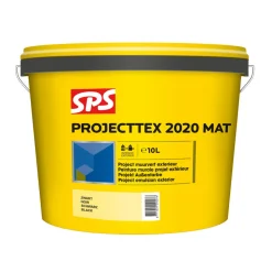 SPS Muurverf Projecttex 2020 Mat Zwart 10L