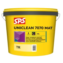 SPS Muurverf Uniclean 7070 Mat Mengbasis TR 4L