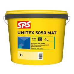 SPS Muurverf Unitex 5050 Mat Mengbasis D 4L
