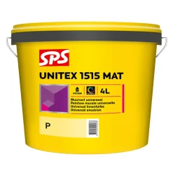 SPS Muurverf Unitex 1515 Mat Wit/Mengbasis P 4L
