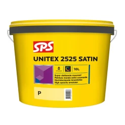 SPS Muurverf Unitex 2525 Zijdeglans Wit/Mengbasis P 10L