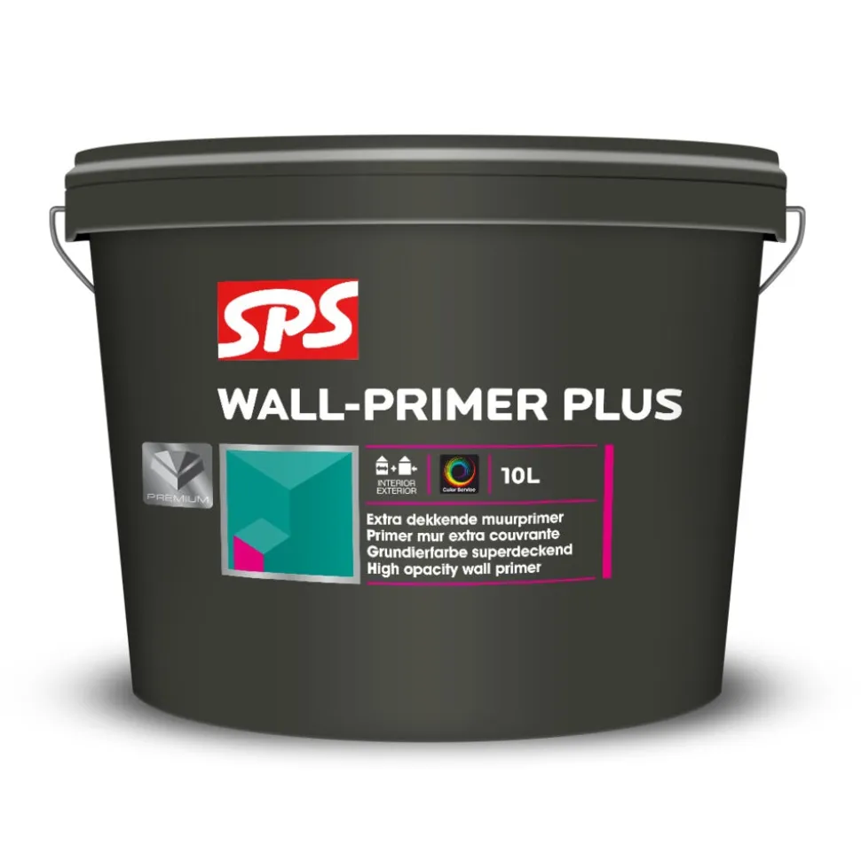 SPS Primer Wall-Primer Plus Wit/Mengbasis P 10L