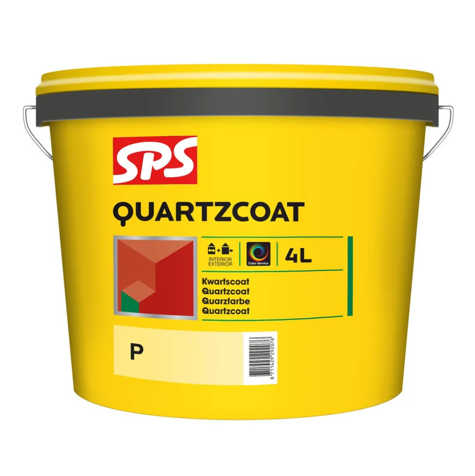 SPS Structuurverf Quartzcoat Binnen/Buiten 4L