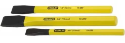 Stanley Koudbeitelset 3st