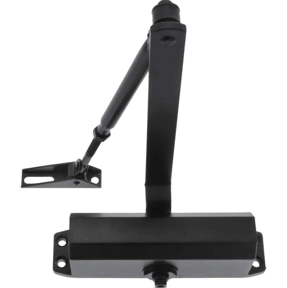 StarX Deurdranger 40-65kg Aluminium Mat Zwart