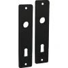 StarX Kortschild SL56 Aluminium Zwart 2stuks