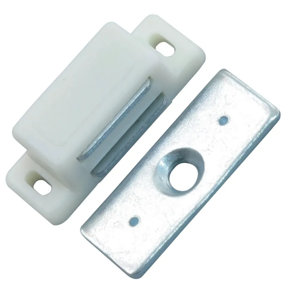 StarX Magneetslot Kunststof Wit 45mm 3kg 4stuks