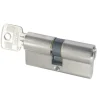 StarX Profielcilinder Vernikkeld 60mm Gelijksluitend SKG2 2stuks