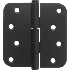 StarX Scharnier Rond Model Met Losse Pen Zwart 89x89mm 2stuks