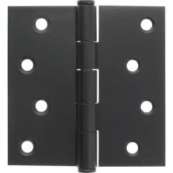 Starx Scharnier Vierkant Model Met Losse Pen Zwart 89x89mm 2stuks