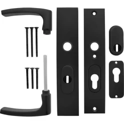 StarX Veiligheidsbeslag Kruk/Kruk/Kortschild PC55/72 SKG3 Aluminium Zwart
