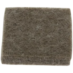 StarX Vilt 25x25mm Bruin Zelfklevend Vierkant 9stuks