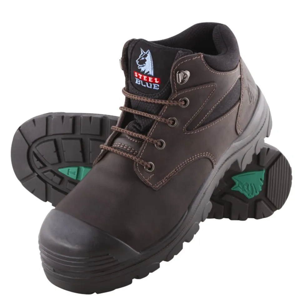 Steel Blue Veiligheidsschoen Whyalla S3 Donker Bruin