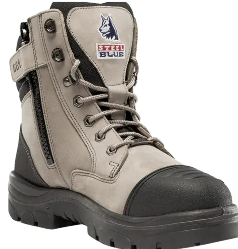 Steel Blue Veiligheidsschoen Southern Cross Zip S3 Grijs