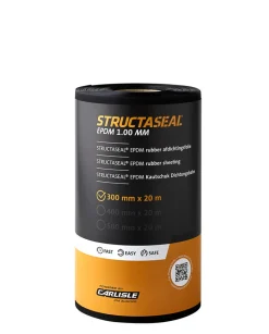 Structaseal  EPDM strook Zelfklevend 1,3 mm 0,20x20m