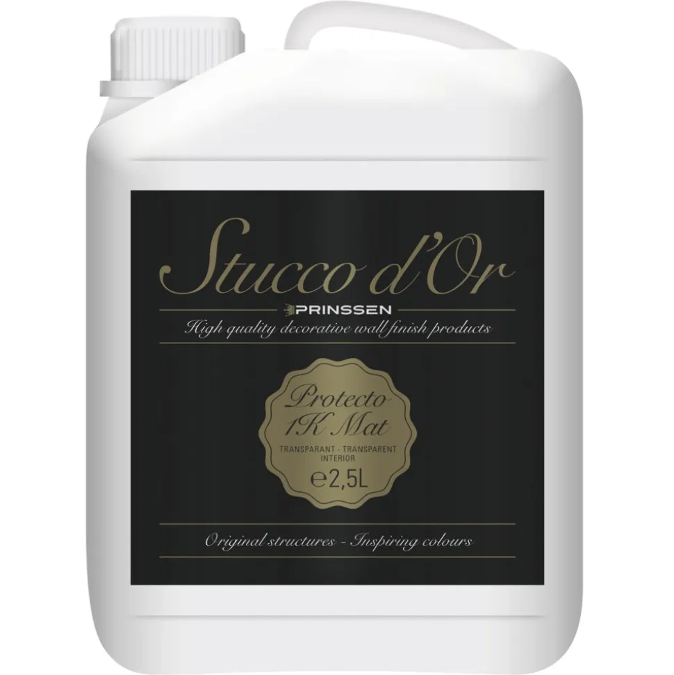 Stucco d'Or Coating Protecto 1K Binnen Mat Transparant 2,5L