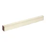 Super Prof Vloerrij Kokerprofiel Aluminium Radius 2 Breedte 60mm 2500mm