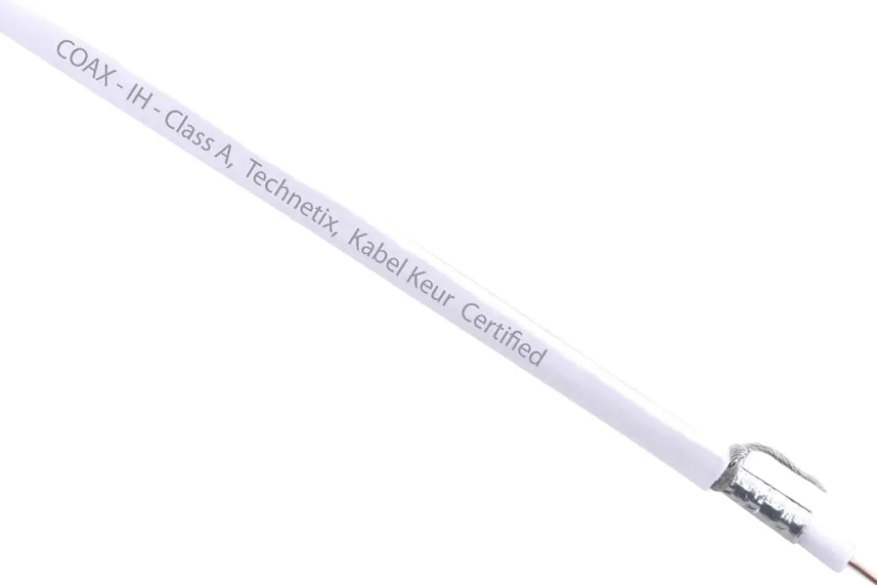 Technetix Coax Kabel Wit 100m Ø7mm2