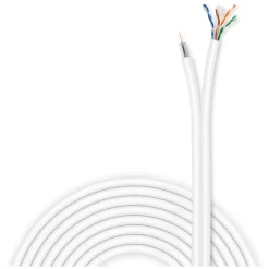 Technetix UTP COAX Kabel CAT6 Ziggo Kpn Wit 20m