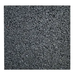 Tegeldrager rubber mat 10x10x1 cm zwart