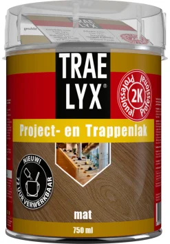 Trae Lyx Project-en Trappenlak Mat 2K 750ml