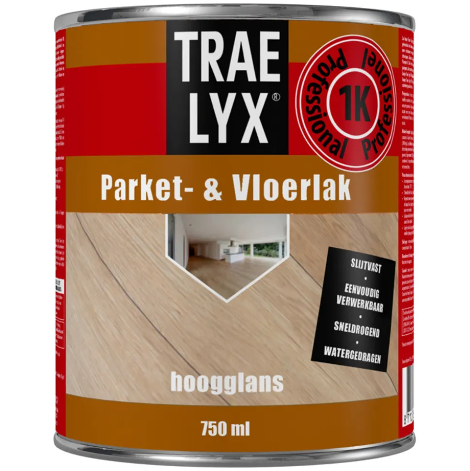 Trae Lyx Vloer- En Parketlak Hoogglans 750ml