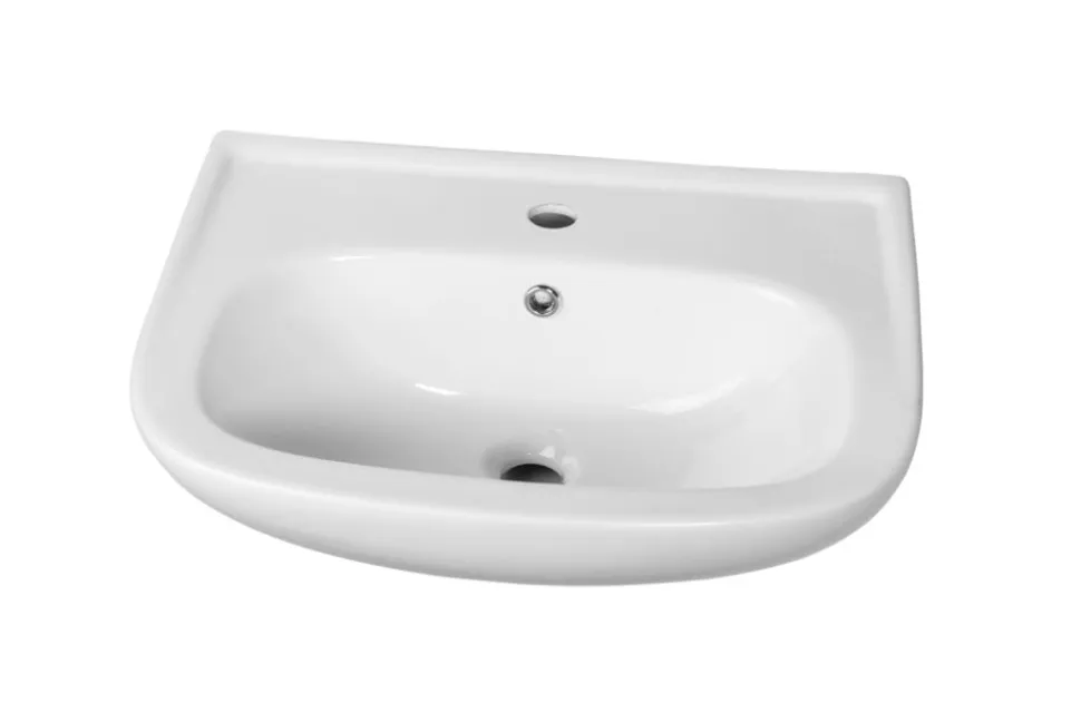 Trevi Wastafel Glanzend Wit 56x45cm