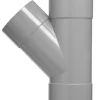 T-Stuk PVC 3x lijmmof wanddikte 3,2 mm Ø 110x75 mm 45° KOMO-keur