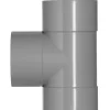 T-Stuk PVC 3x lijmmof wanddikte 3,2 mm Ø 50x40 mm 87° KOMO-keur