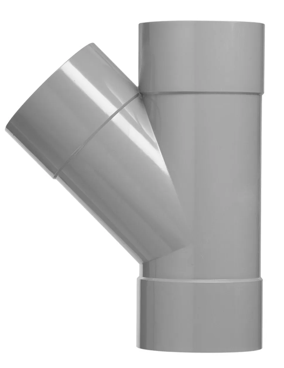 T-Stuk PVC 3x lijmmof wanddikte 3,2 mm Ø 32 mm 45° KOMO-keur