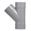 T-Stuk PVC 3x lijmmof wanddikte 3,2 mm Ø 75x75 mm 45° KOMO-keur