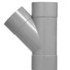 T-stuk PVC 3x lijmmof wanddikte 3,25mm Ø90x90mm 45° KOMO-keur