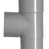 T-Stuk PVC 2x mof/verjonging spie-eind Ø 70 mm 90° t.b.v. HWA