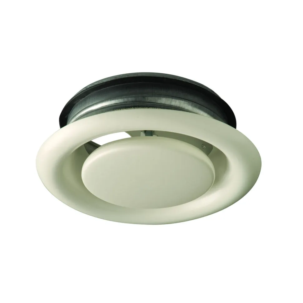 Ubbink Air Excellent Ventiel Afvoer Metaal Wit Ø125mm